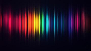 Vibrant spectrum of light beams dances across a dark backdrop, creating an exciting and dynamic visual. photo