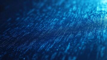 Abstract blue digital background with a matrix-like pattern. A technological vibe for projects, offering a modern and futuristic aesthetic. photo