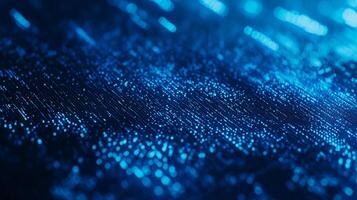 Abstract digital surface featuring intricate lines and glowing dots, creating a futuristic and technological aesthetic. photo