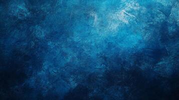 Deep blue textured backdrop with brush strokes and light effects creating a dramatic and moody atmosphere photo