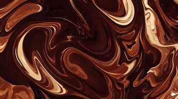 Swirling shades of brown and light tan blend together in a mesmerizing abstract design, creating a dynamic and visually appealing composition. photo