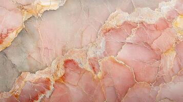 Elegant pink marble texture background with natural veining and variations in color. Perfect for interior design or art projects. photo