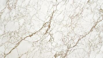 Elegant white marble surface with intricate golden veining. This texture adds luxury and sophistication to any space or design project. photo