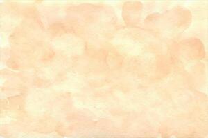 Beige watercolor background by hand vector