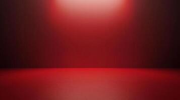 An intense red backdrop with dramatic lighting effects creates a powerful visual statement, evoking strong emotions and a sense of urgency that demands attention. photo