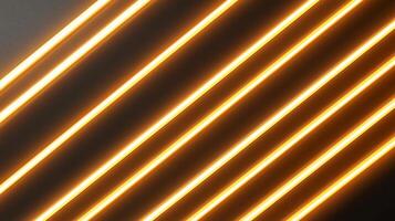 Abstract view of bright lights forming a striking angular pattern on a dark backdrop, creating a modern and luminous aesthetic. photo