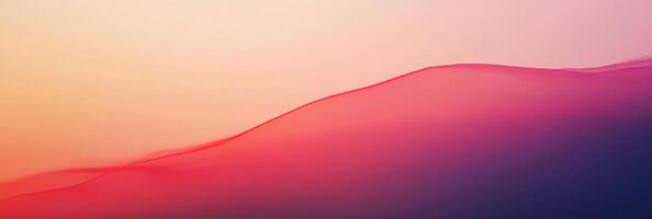Abstract gradient wave flows through pastel backdrop, blending colors in a serene dance of light and shadow, creating calming visual experience. photo