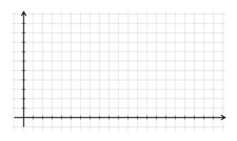 Horizontal and vertical axes with grid vector