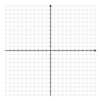 Cartesian coordinate plane with grid vector