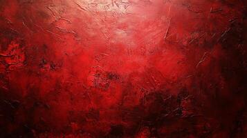 Intense crimson abstract texture. Dynamic brushstrokes create a compelling visual depth, ideal for expressive designs and impactful backgrounds. photo