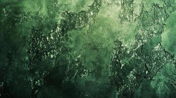 Textured green surface with organic, irregular patterns evokes natural formations and weathered stone, rich in color and character. photo