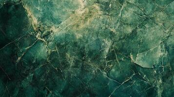 Detailed, close-up image of a green stone surface, showcasing a blend of textures and patterns with visible lines and variations in color. photo