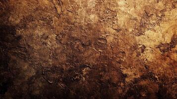 Abstract, organic brown texture with irregular shapes and warm tones. Dark and light areas create a sense of depth and visual interest. photo