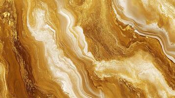 Abstract shimmering gold and white texture with flowing lines. A captivating design that evokes luxury, movement, and artistic flair. photo