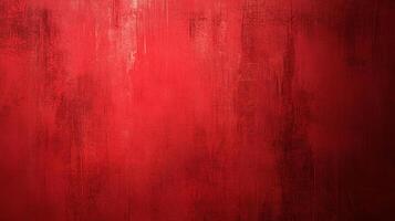 Rich crimson canvas showcasing depths of texture, from smooth gradients to subtle vertical strokes, offering a visual harmony in tonal variations. photo