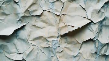 Textured surface with layers and tears, showing a combination of light and dark shades. Suitable for use as abstract background. photo