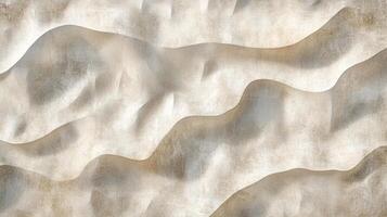 A textured background features soft, flowing shapes. Light and shadow enhance the undulating surface creating a minimalist, elegant backdrop. photo