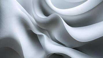 Elegant waves of light and shadow create a mesmerizing abstract flow, with delicate lines adding subtle texture and depth. photo