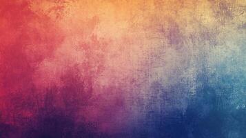 Gradient background with red, orange, purple, and blue hues creates a visually striking and dynamic backdrop, perfect for creative applications. photo