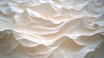 Abstract waves of creamy color wash over the scene, creating a soothing, textured pattern perfect for backgrounds or artistic inspiration. photo