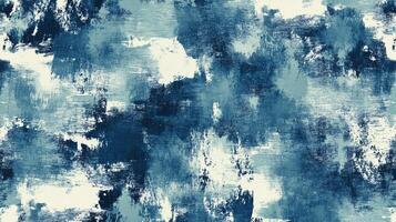A textured abstract painting with a watercolor effect, featuring shades of blue, teal, and white, creating a serene, artistic vibe. photo