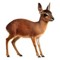 Young Deer with Large Eyes in a Natural Isolated Setting png