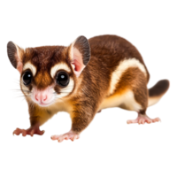 Adorable Sugar Glider with Big Eyes and Fluffy Tail on png