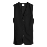 Black jacket isolated on a transparent background png