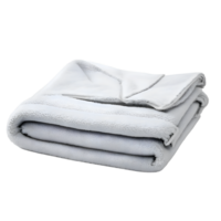 Folded white towels isolated on transparent background png
