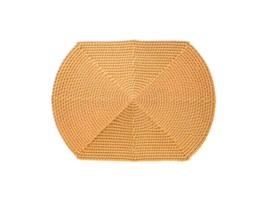 Wicker mat isolated on transparent background png
