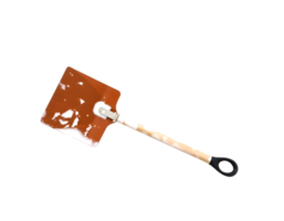 Spatula with chocolate glaze isolated on transparent background png