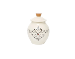White ceramic vase isolated on a transparent background png
