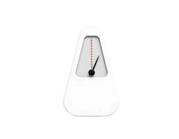 White analog thermometer isolated on transparent background png