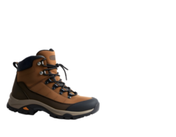 Hiking boot isolated on transparent background with clipping path png
