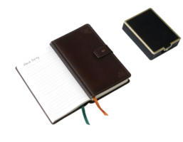 Notebook and pen isolated on a transparent background png