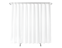 White curtain isolated on a transparent background png