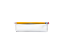 Pencil case with eraser isolated on transparent background png
