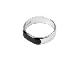 3d hacer de plata anillo aislado en transparente antecedentes con recorte camino png