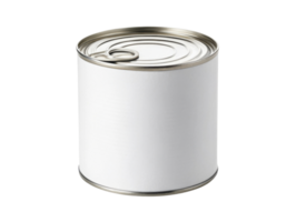 Empty can with pull tab, suitable for various food items png