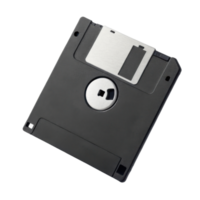 Floppy disk, vintage storage, retro technology, data storage device, black, square, computer accessory, nostalgic png