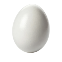 smooth, white egg on transparency background, perfect for culinary themes png