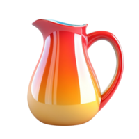 Vibrant Gradient Pitcher with Modern Design png