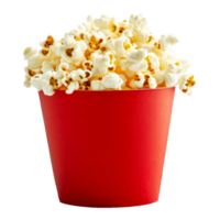 popcorn in a red bucket png