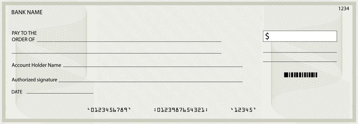 Cheque or coupon cash, guilloche award bill, check or checkbook from bank, currency watermark, payment spirograph, voucher financial pattern