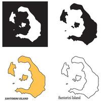 bora bora island map design vector