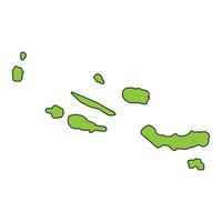 azores island map icon design vector