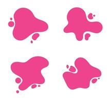 Abstract shapes fluid organic shapes creative element design vector