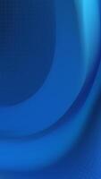 Vertical abstract background with a flowing blue curve. vector