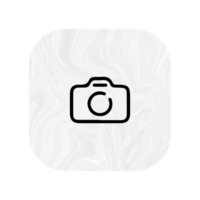 A white square with a camera icon on it png