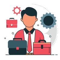 Innovative Job Concepts for a Changing Workforce Visualized vector